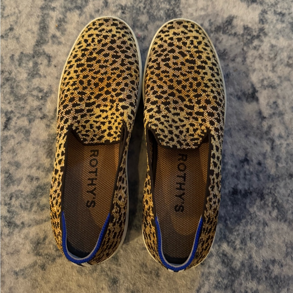 Rothy's Animal Print Slip-On Sneakers - Sz 10